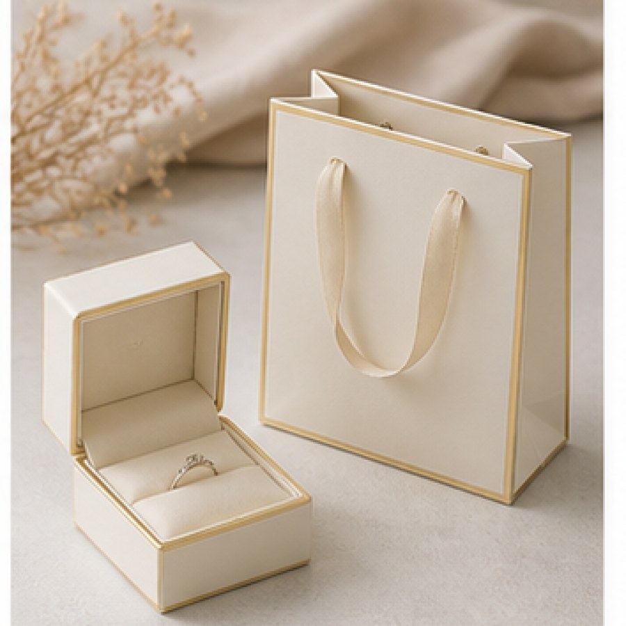 Hộp - túi trang sức cửa sổ mica